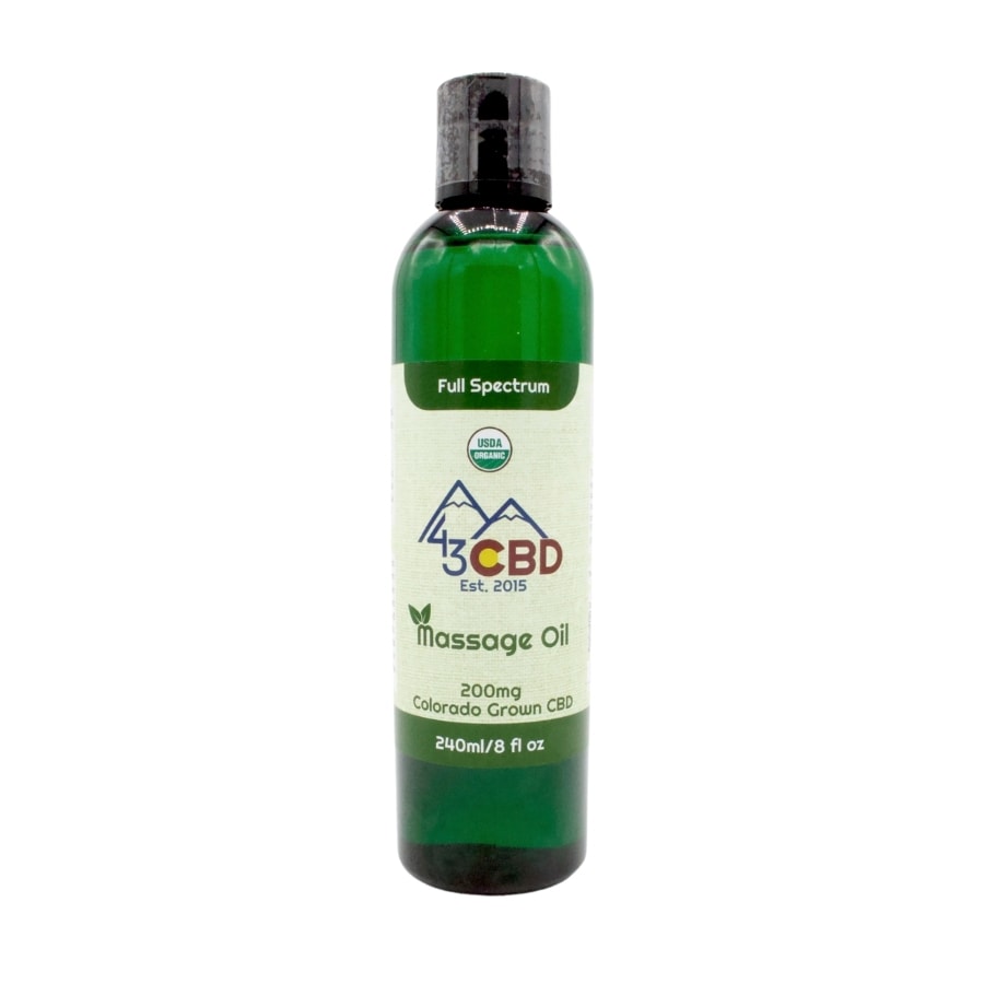 43 cbd massage oil
